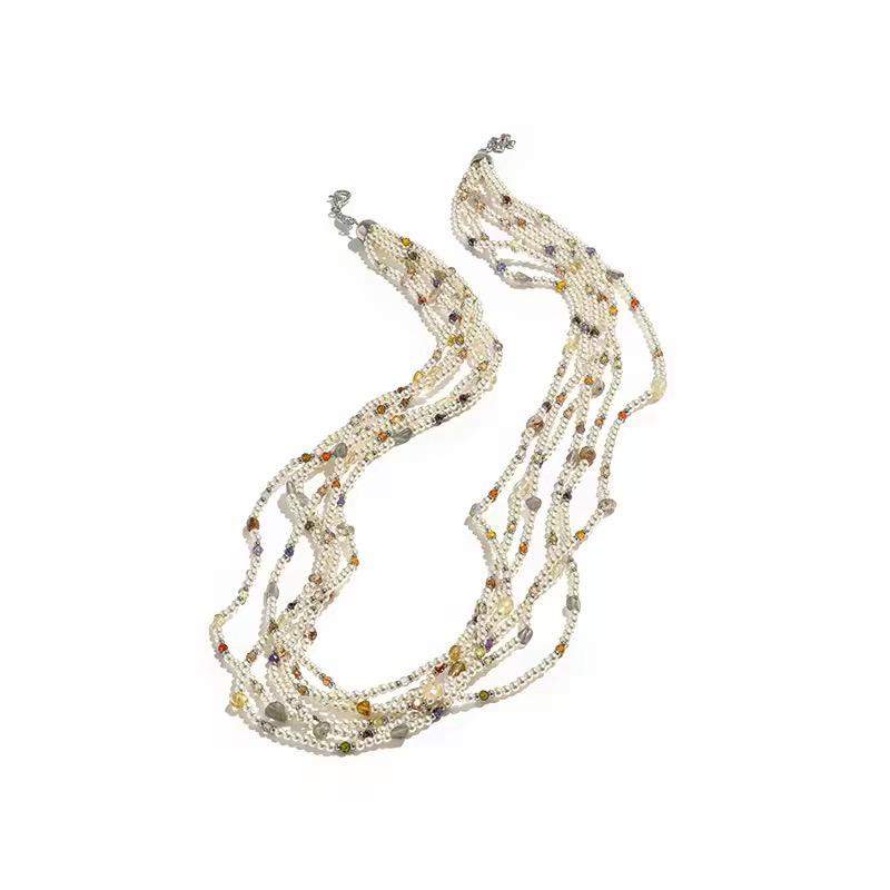 Multi-Strand Pearl Necklace
