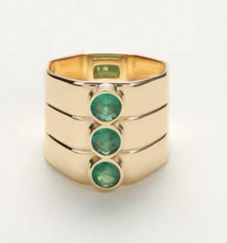 Emerald Gold Ring