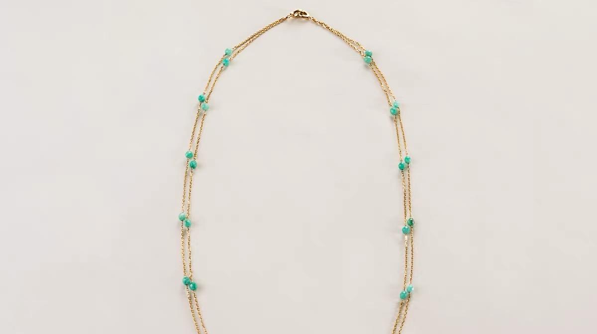 Turquoise Bead Necklace