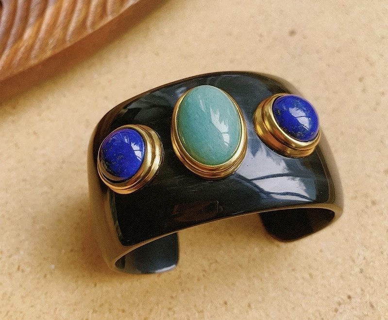 Gaia Mini — Turquoise & Lapis