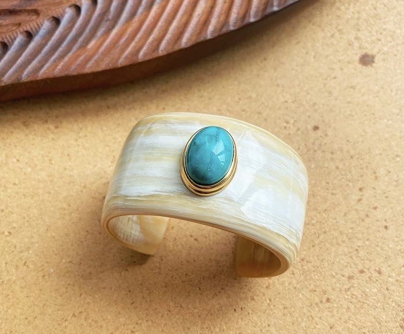 Manchette Gaia — Turquoise