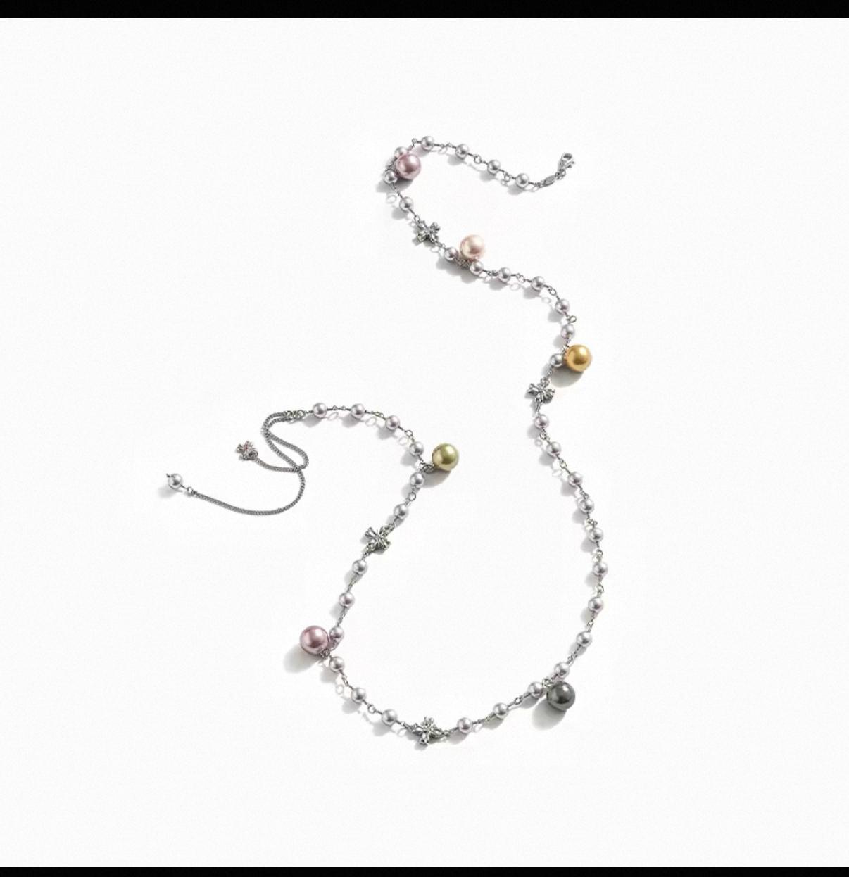 Pastel Pearl Necklace