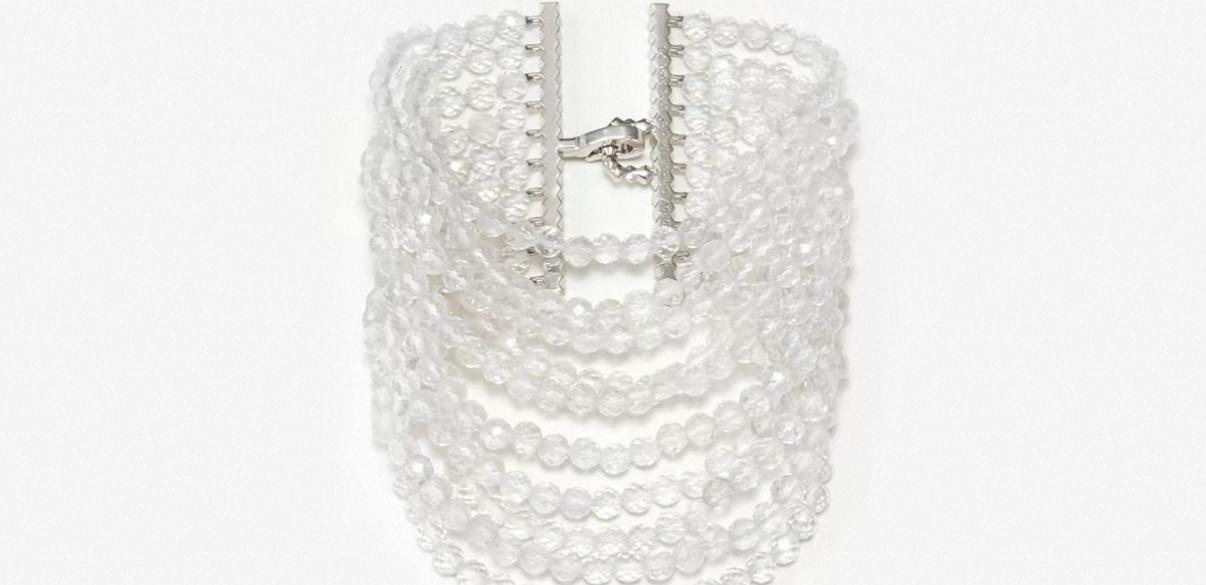 Crystal Beaded Cuff